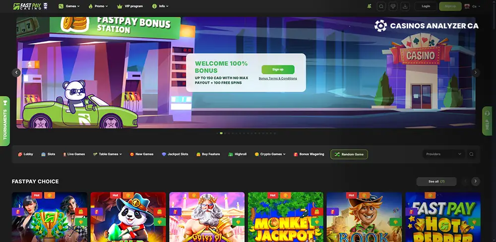 Fastpay Casino Promo Code Screenshot
