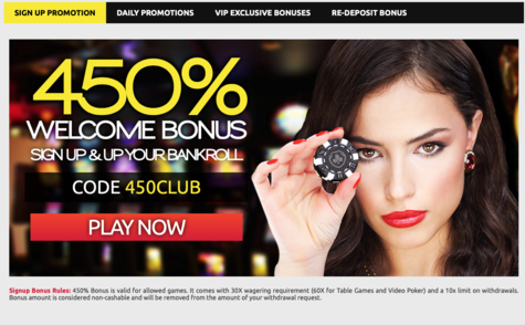 Clubplayer welcome bonus