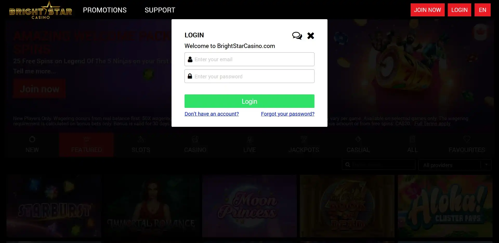 MogoBet Casino Login
