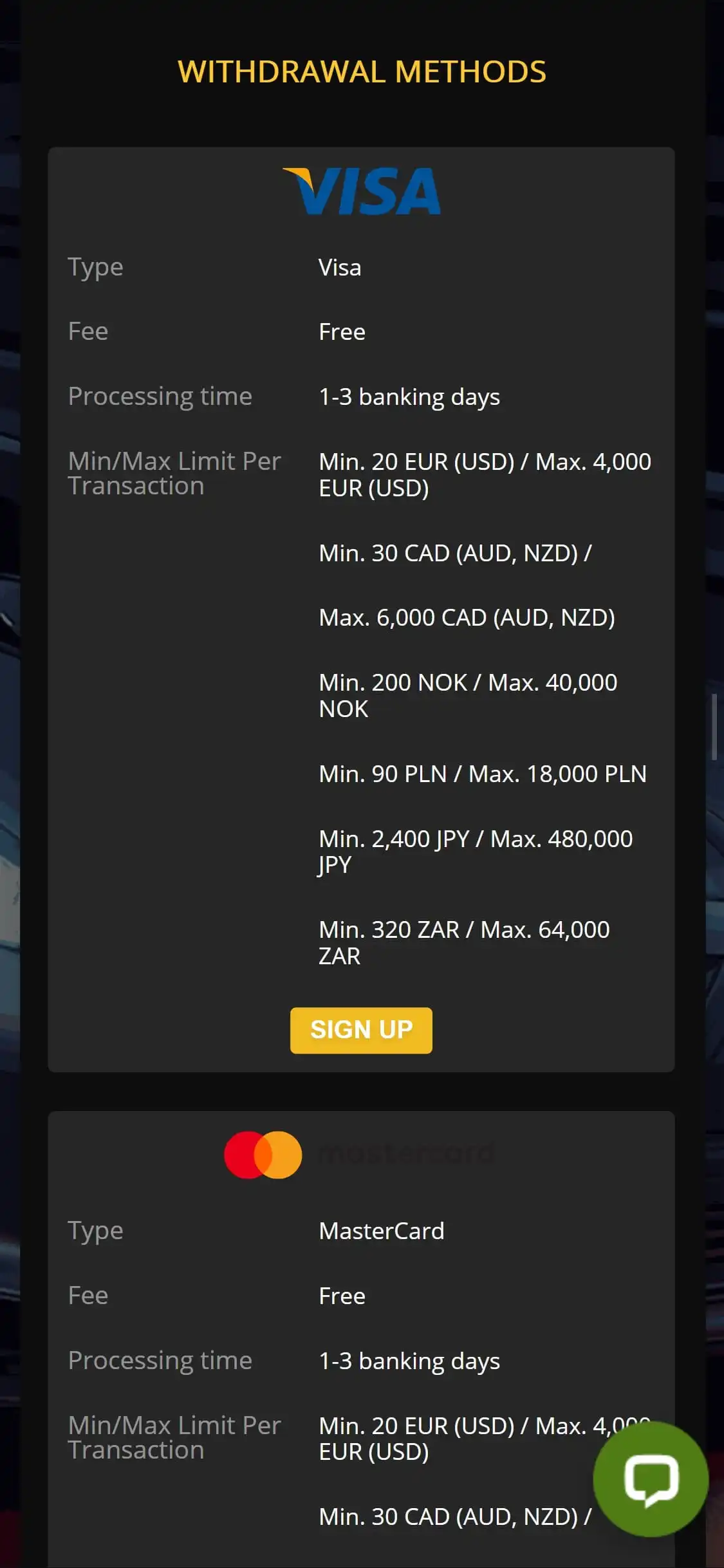 Fastpay Casino Mobile Payment Methods Review