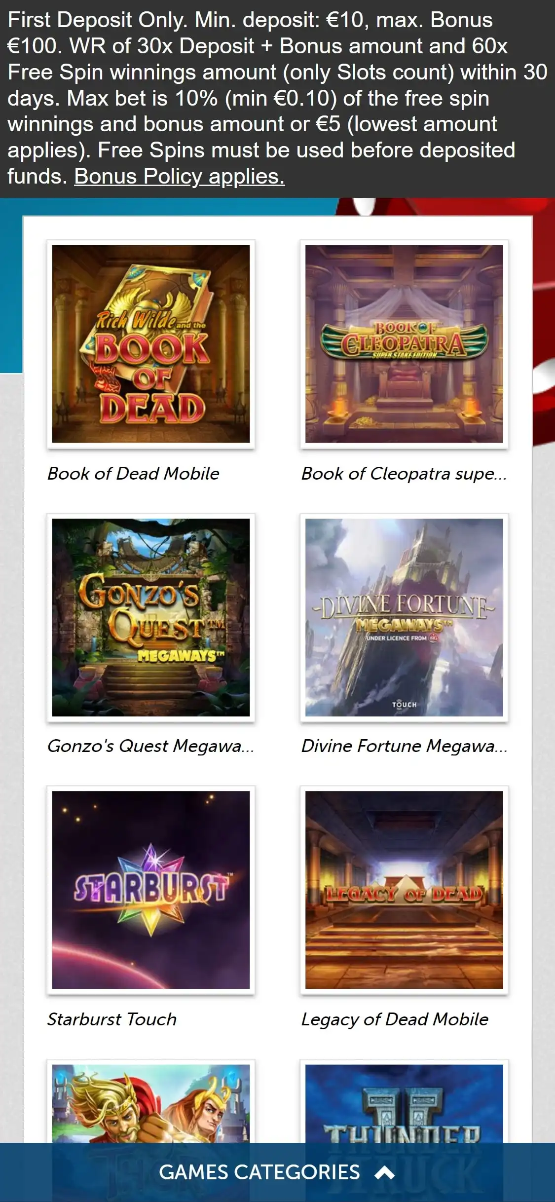 PlayMillion Casino Mobile Games Review