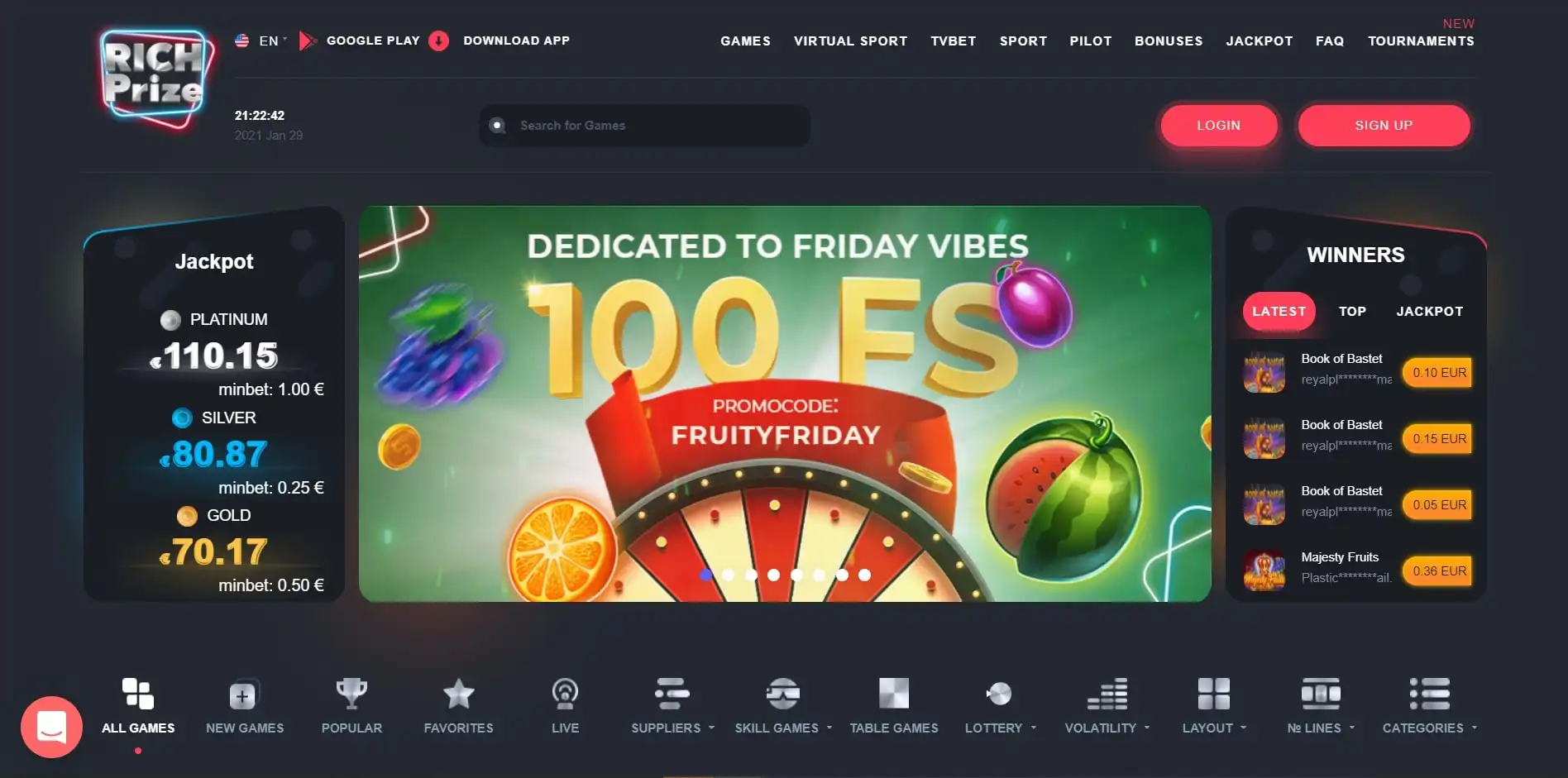 RichPrize Casino Review